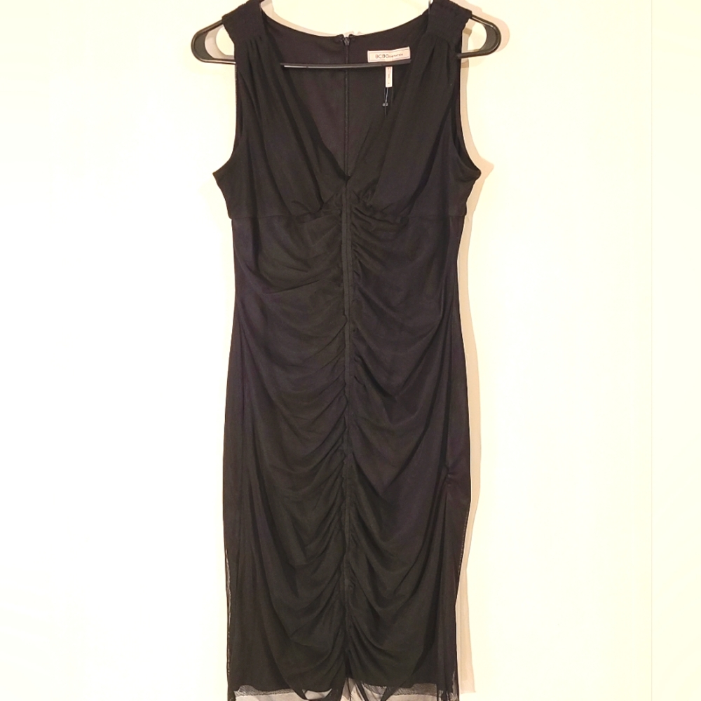 NWT BCBG Black Sleeveless dress